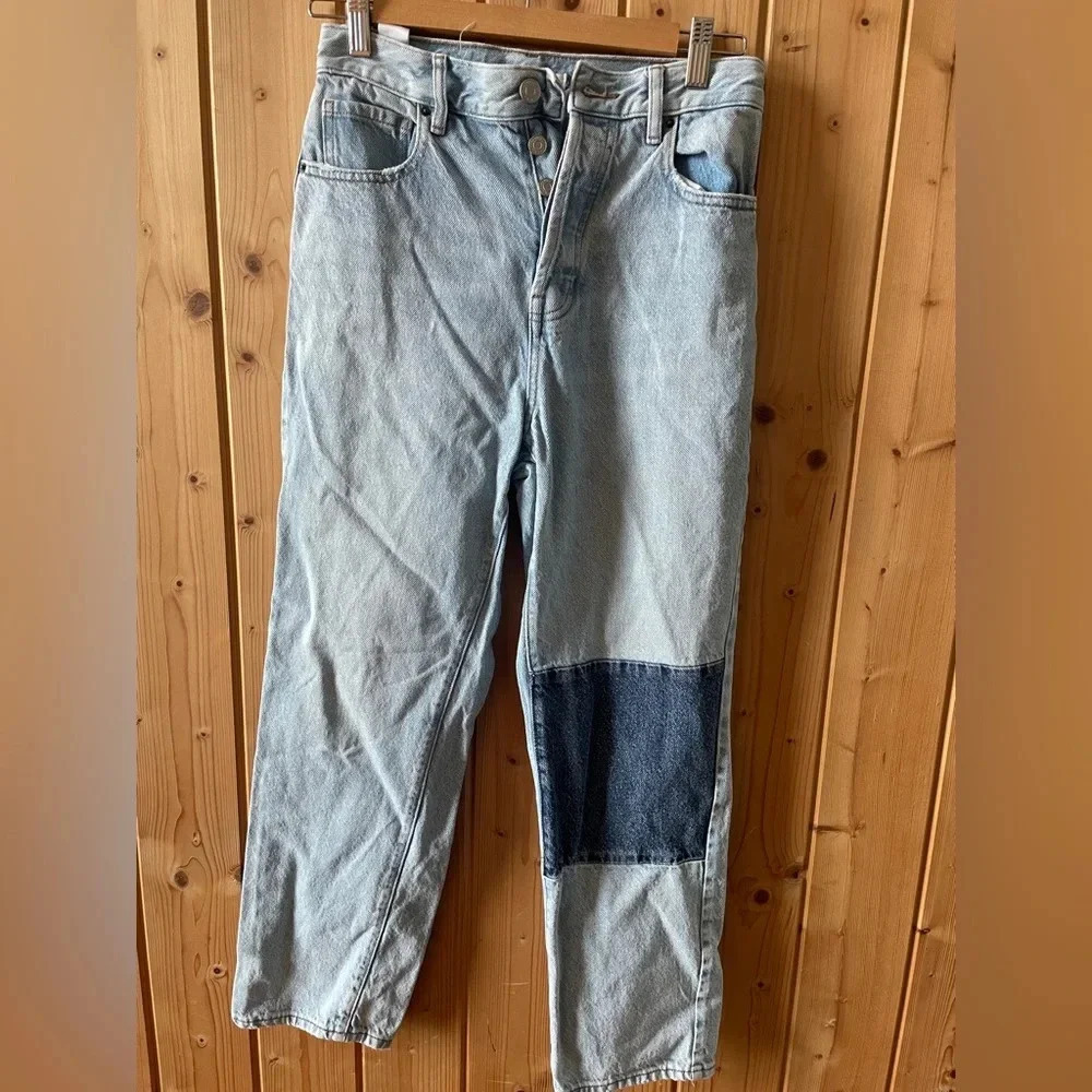 PacSun Patches Straight Leg Jeans- Size 26 - Picture 1 of 5